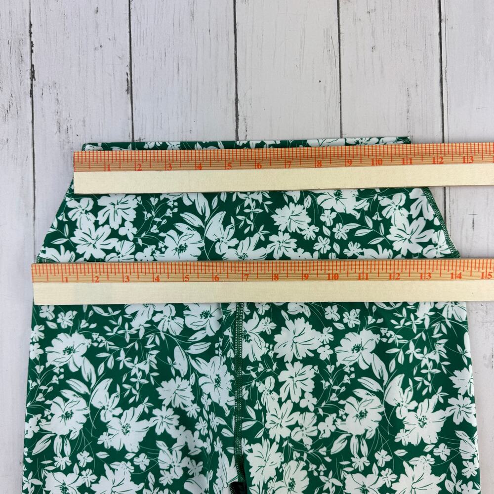 Spiritual Gangster Green Floral Verona Intent High Waisted Legging Size Medium - Picture 14 of 16